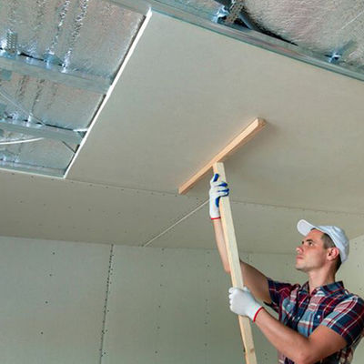 قیمت مناسب تخته گچی 4x8 12 میلی متری، تخته گچی لبه مخروطی دیوار خشک برای سقف آنلاین