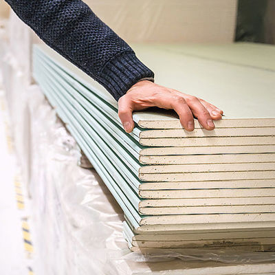 قیمت مناسب گچ تخته گچی تزئینی 15 میلی متری مقاوم در برابر آب برای فضای داخلی آنلاین