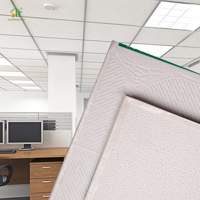 قیمت مناسب کاشی های سقفی پی وی سی گچی به سبک مدرن مستطیل شکل لبه مربع آنلاین