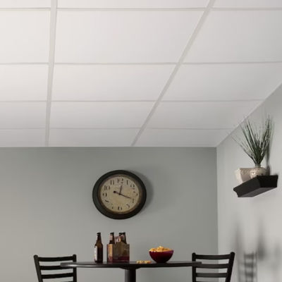 قیمت مناسب کاشی پی وی سی گچی لبه مربع 600 میلی متر برای دکوراسیون داخلی هتل آنلاین