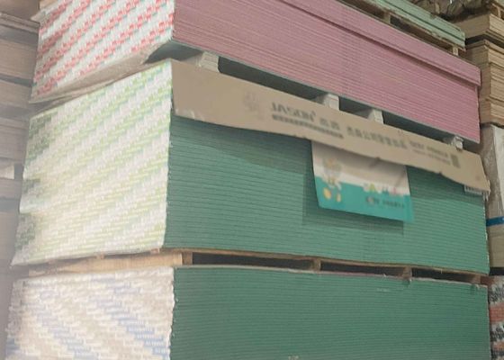 قیمت مناسب سفارشی 9.5Mm / 10.5Mm / 12Mm استاندارد گچ تخته مقاومت ضد قالب تزئینات داخلی تخته گچ آنلاین