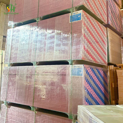 قیمت مناسب سفارشی 9Mm / 12Mm / 15Mm مقاومت در برابر آتش هیزم دیوار هیزم غیر قابل احتراق هیزم هسته گچ آنلاین