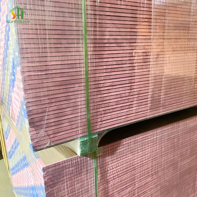 قیمت مناسب فروش مستقیم چوب گچ مقاوم در برابر آتش سقف 1220X2440Mm 9Mm داخل دیوار خشک گچ آنلاین